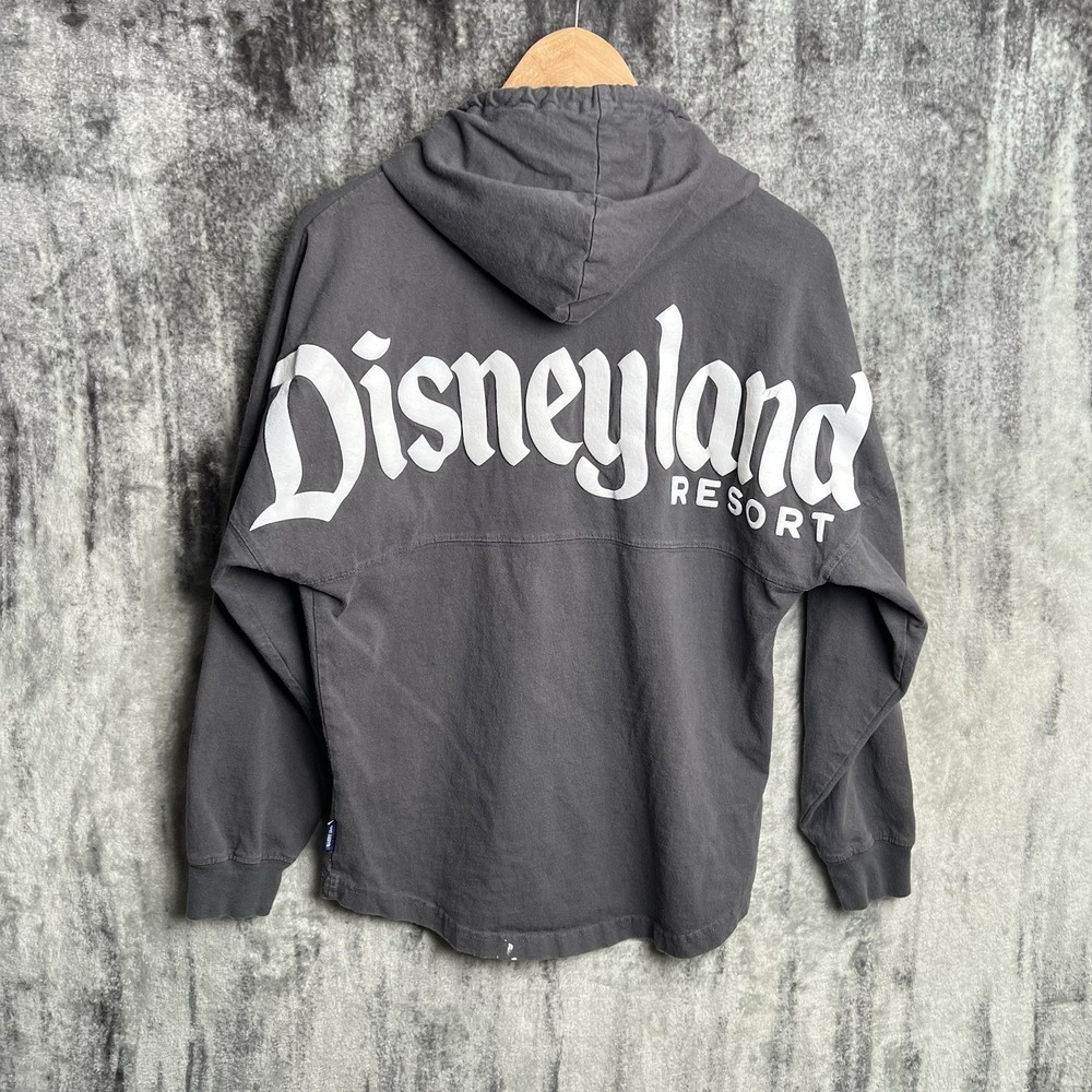 Disneyland Spirit Jersey Hoodie Shirt Adult S Gray Disney Resort Long Sleeve